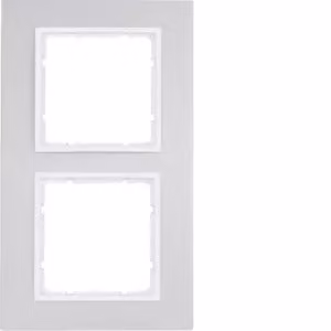 Berker 10126914 Cornice in alluminio/bianco polare Berker B.7