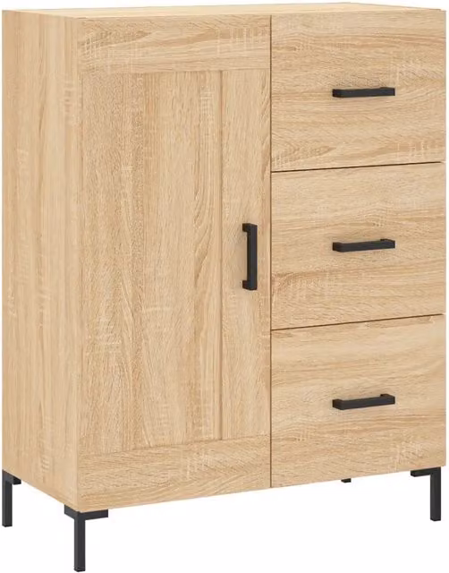 Credenza | Madia | Buffet da pranzo | Armadio da pranzo Rovere Sonoma 69,5x34x90 cm in Legno Multistrato