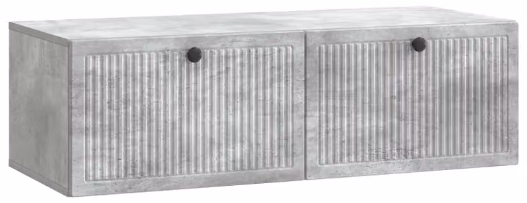 Mobile Porta TV da Muro Grigio Cemento 98 x 41 x 30 cm