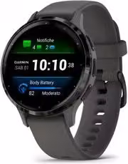 Smartwatch Garmin Venu 3S con display AMOLED, colore Grigio e Ardesia, compatibile con iOS e Android con funzioni GPS, chiamate e monitoraggio del sonno
