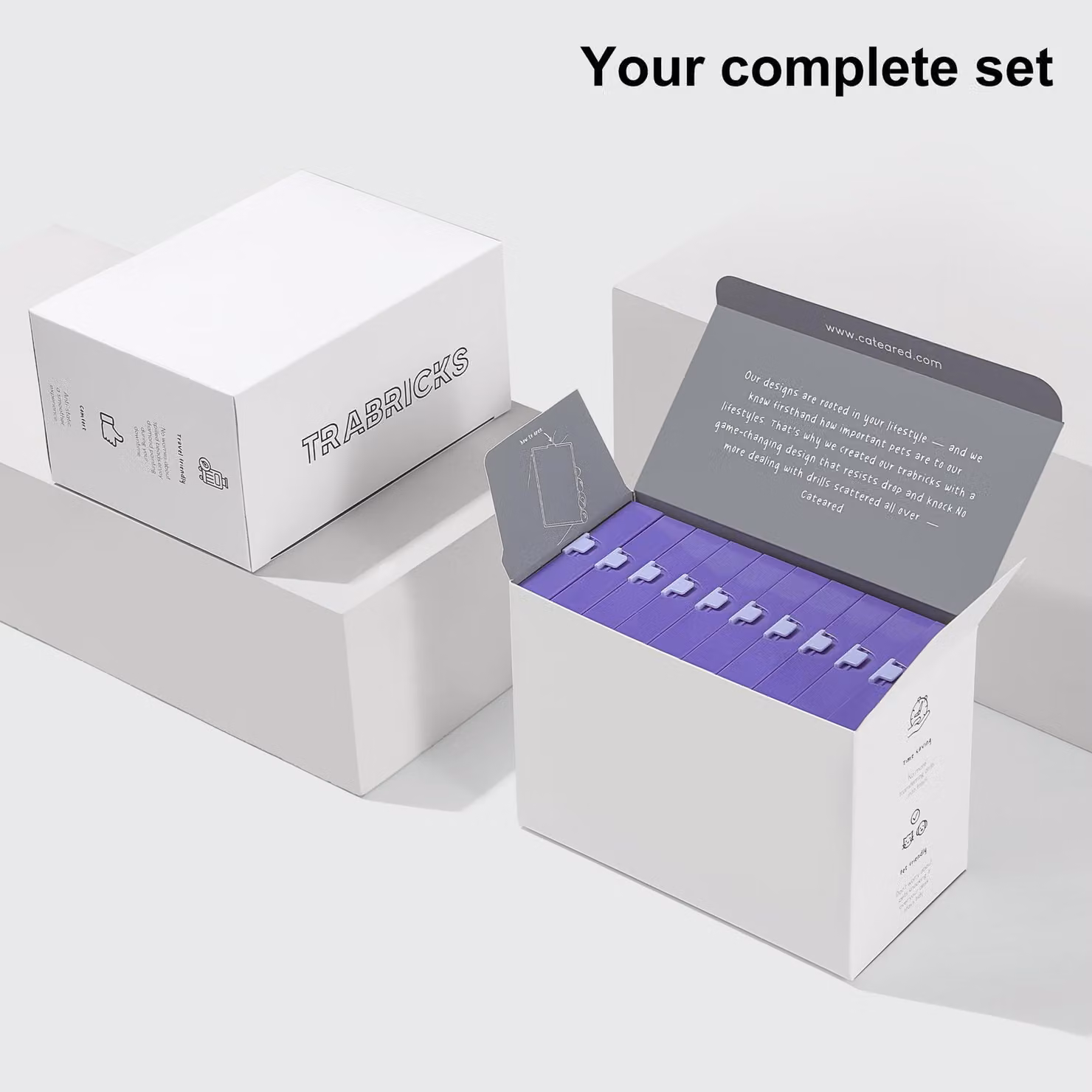 Contenitore multifunzione 2-in-1, motivo diamante, confezione da 10 pezzi, grande, con coperchi, organizer per articoli da hobby e artigianato