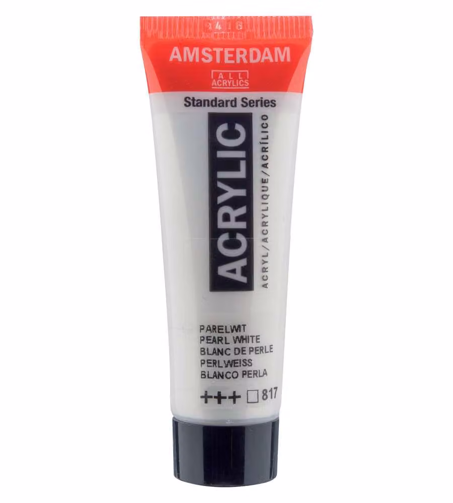 Colore acrilico Amsterdam 20 ml bianco perlato