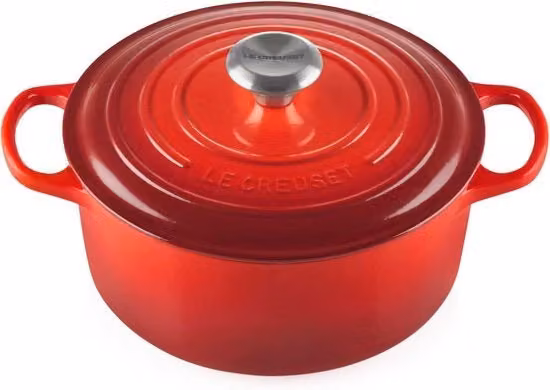 Padella Le Creuset in Ghisa Smaltata Rossa, Diametro: 24 cm