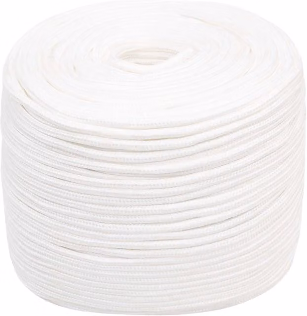 Corda multiuso in plastica bianca vidaXL con diametro di 10 mm