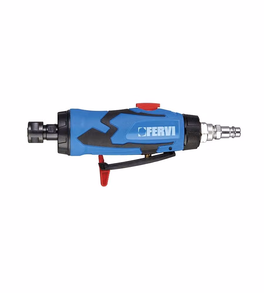 Fervi Smerigliatrice Pneumatica Assiale Ciano/Nero 3-6 mm 22000 RPM