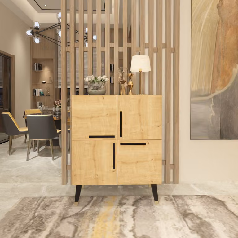 Skye Decor, Makro - Sapphire Oak, consolle, rovere zaffiro, pannello di legno rivestito al 100 % di melamina, 70 x 35 x 90 cm