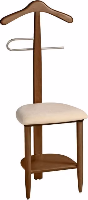 Sedia-Servomuto Herdasa legno di faggio noce 105x45x41