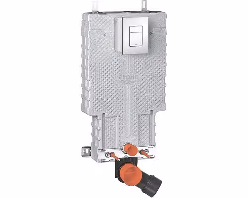 Grohe Uniset - Set di installazione a parete, con pulsante Skate Cosmopolitan, cromo 38825000