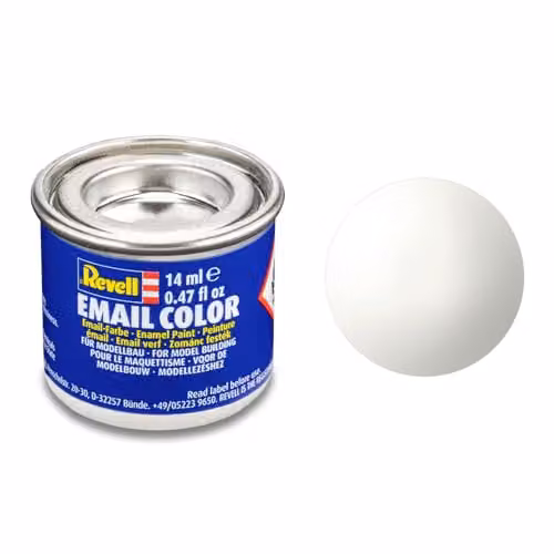 Revell Vernice smaltata, 14 ml, bianco lucido