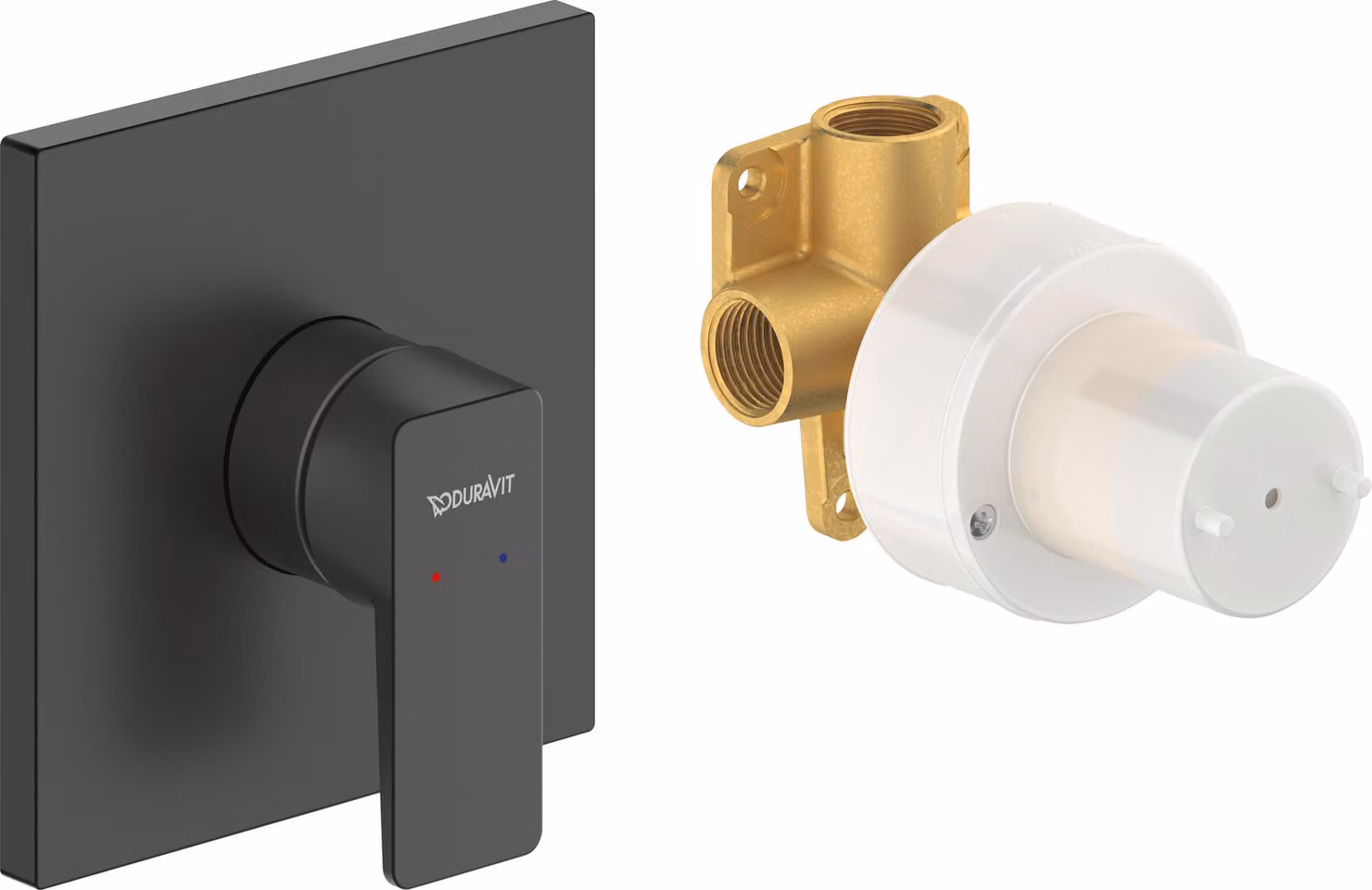 Duravit Manhattan Mitigeur monocommandé encastré Set, 1 consommateur, MH4210007046, MH4210007046