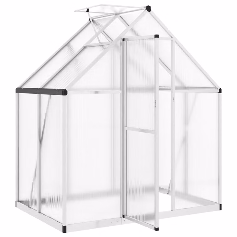 Telaio Serra con Base Argento 169x114x195 cm in Alluminio