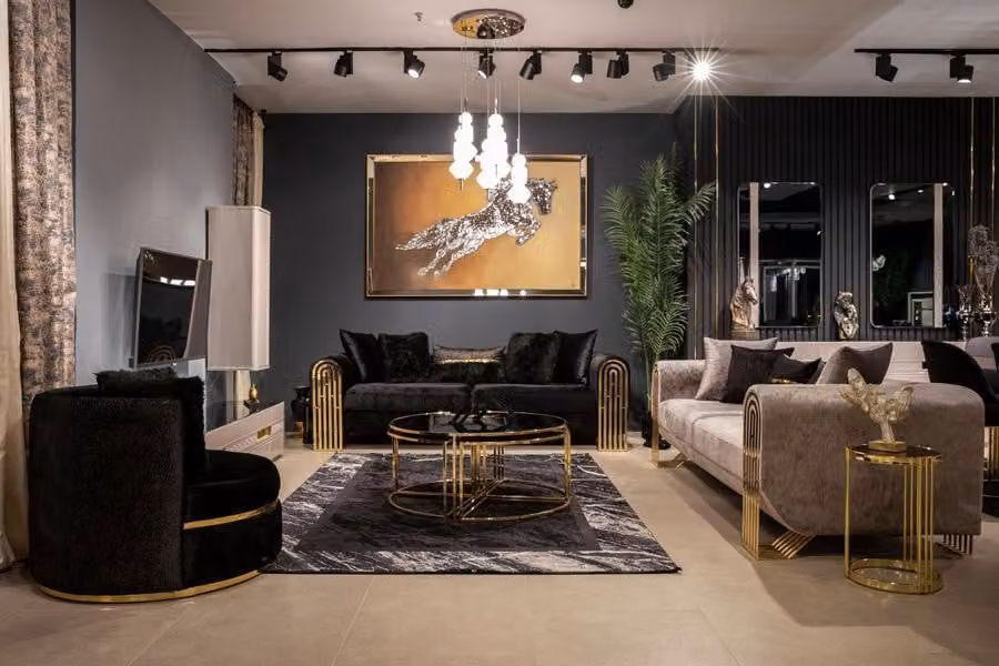 Wohnzimmer Set 3+3+1 – Elegantes und komfortables Set für Ihr Zuhause.