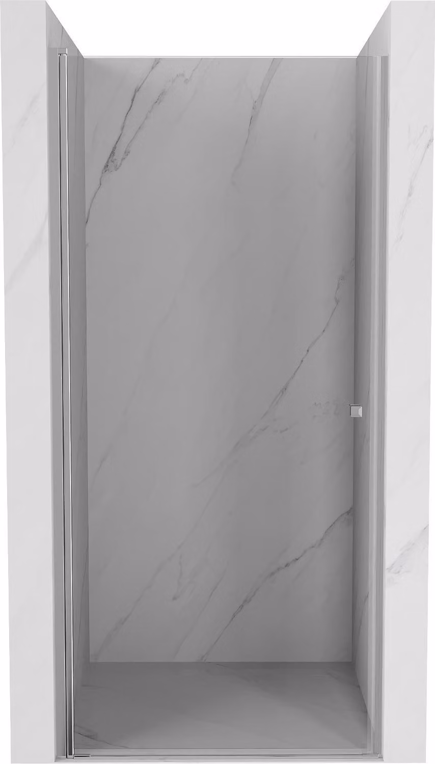 Mexen Pretoria porta doccia a battente 60 cm, trasparente, cromo - 852-060-000-01-00