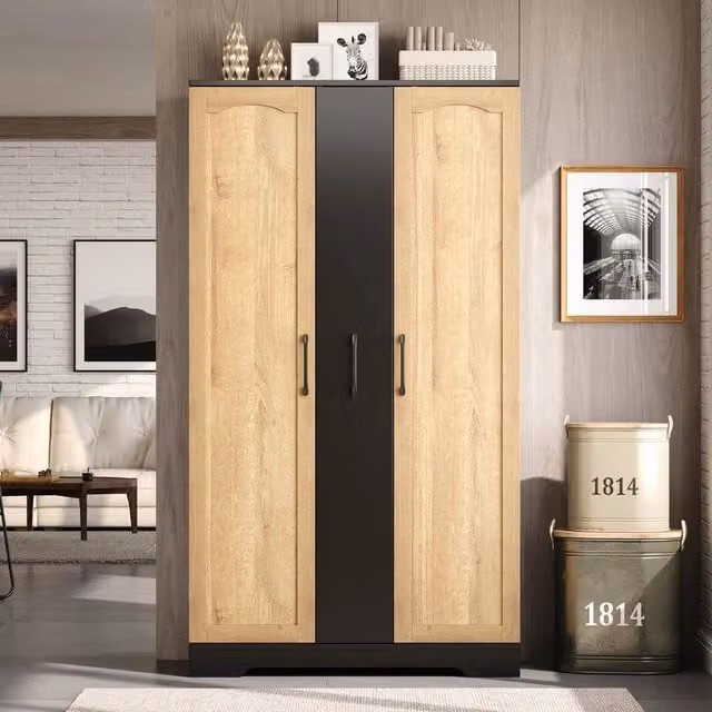 Mobile cucina con ripiani regolabili ¨C Minimal ¨C nero 150x78x40 cm