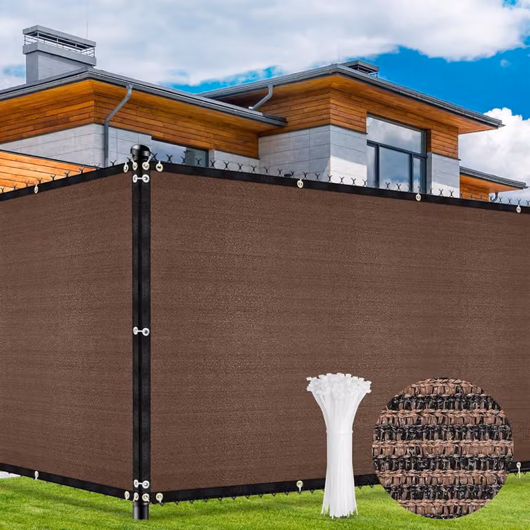 Rete perimetrale per recinzioni da giardino, dimensioni 1,20 x 15,24 m, peso 170 g/m², protezione dai raggi UV e dal vento, colore verde, ideale per giardini