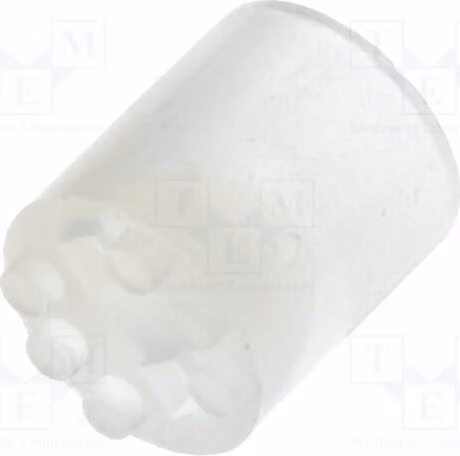 10 distanziatori, diametro esterno: 5,1 mm, lunghezza: 6,1 mm, diametro LED: 5 mm, codice prodotto: 8GE04V80388