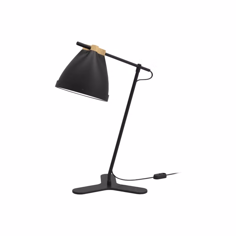 Aluminor Lampada da tavolo Clarelle, Nero, Soggiorno / Sala da pranzo, Metallo, Lampada da tavolo