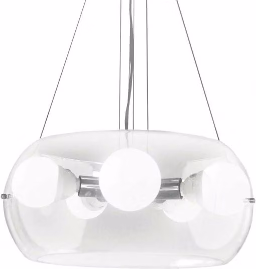 Lampada A Sospensione Audi-10 Sp5 Trasparente Ideal-Lux