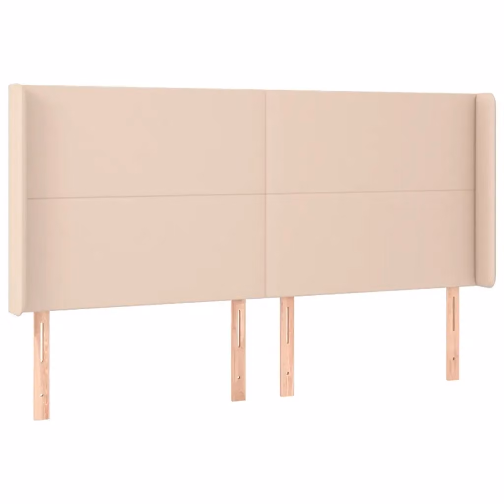 Testiera ad Orecchio vidaXL in Similpelle Beige L: 183 cm, P: 16 cm, H: 118-128 cm – 2