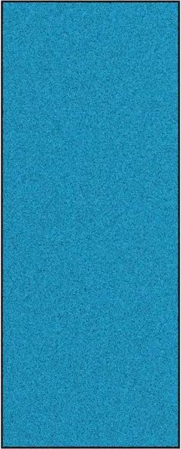 Zerbino rettangolare moderno in poliammide blu e nero L: 300 cm, P: 120 cm, H: 1 cm – 1