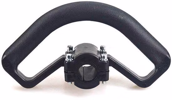 Supporto per alberi per tosaerba, sicuro e antiscivolo, diametro 26 mm, ammortizza le vibrazioni, colore nero