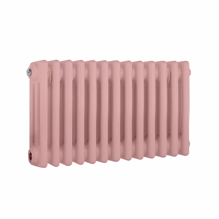 Radiatore Orizzontale a Colonne (3 Colonne) 300mm x 605mm - Rosa (Camellia Rosa) - Regent