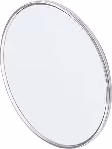 Specchio da trucco ingrandente 30x - Compatto argentato - ideale per viaggi, trucco del viso, per donne e da portare sempre con sé