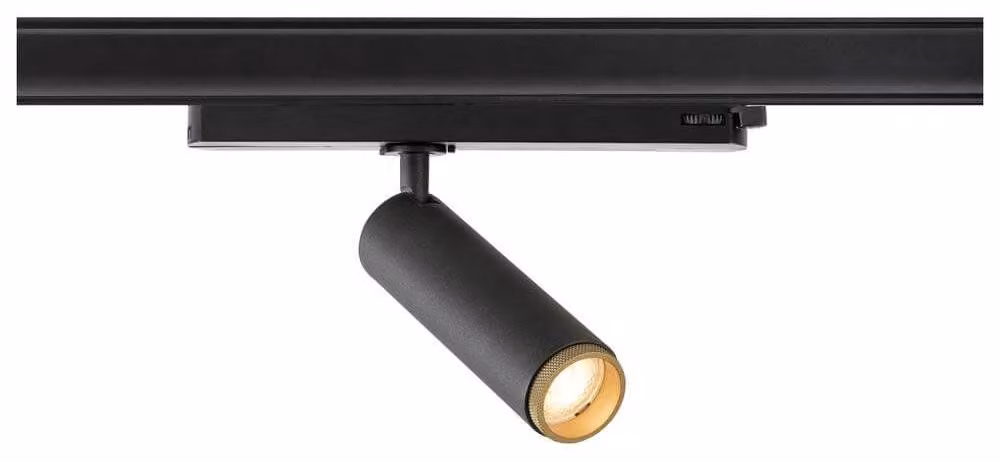 SLV GRIP! M, 3 spot, cilindrico, 2700K, 20W, FASE, 42°, nero / oro 1008442