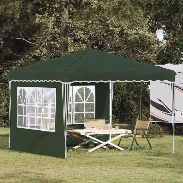 Gazebo pop-up DESIGN IN verde per feste L: 288 cm, P: 288 cm, H: 245 cm