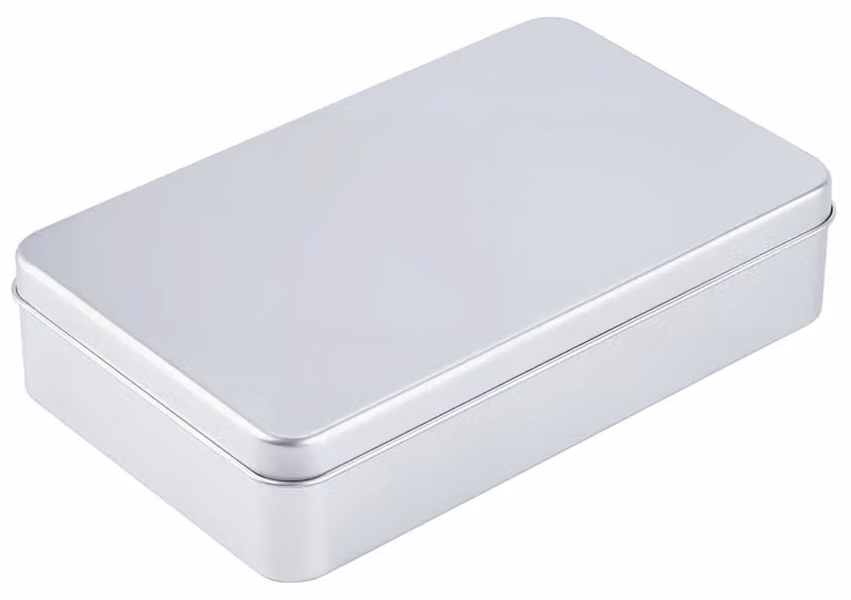 Contenitore metallico con coperchio - Contenitori rettangolari per diversi usi - CON-WH20001-25A-EU21