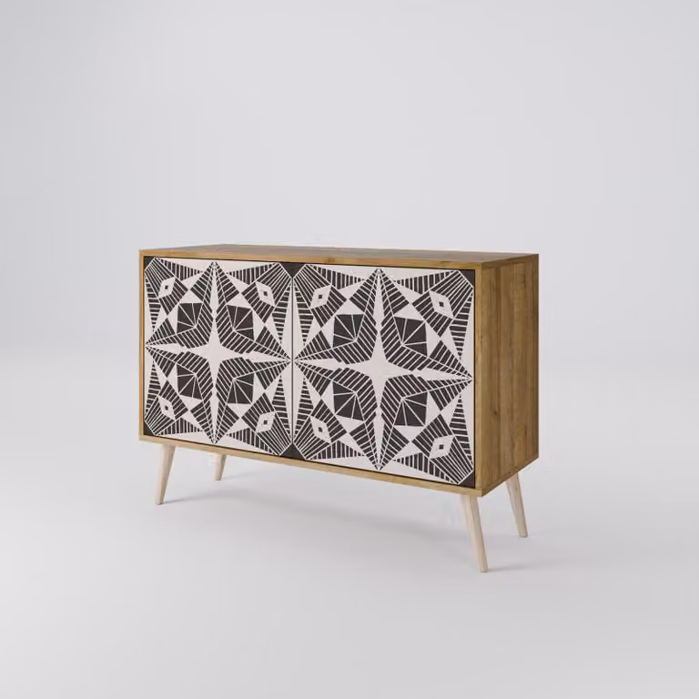 Cassettiera Spacerebels a 2 ante - credenza cassettiera - credenza alta - mobile guardaroba - soggiorno camera da letto - 57,5×111×42 (HxLxP)