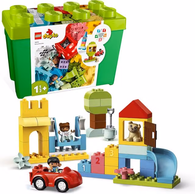 Contenitore grande multicolore per mattoncini Lego Duplo