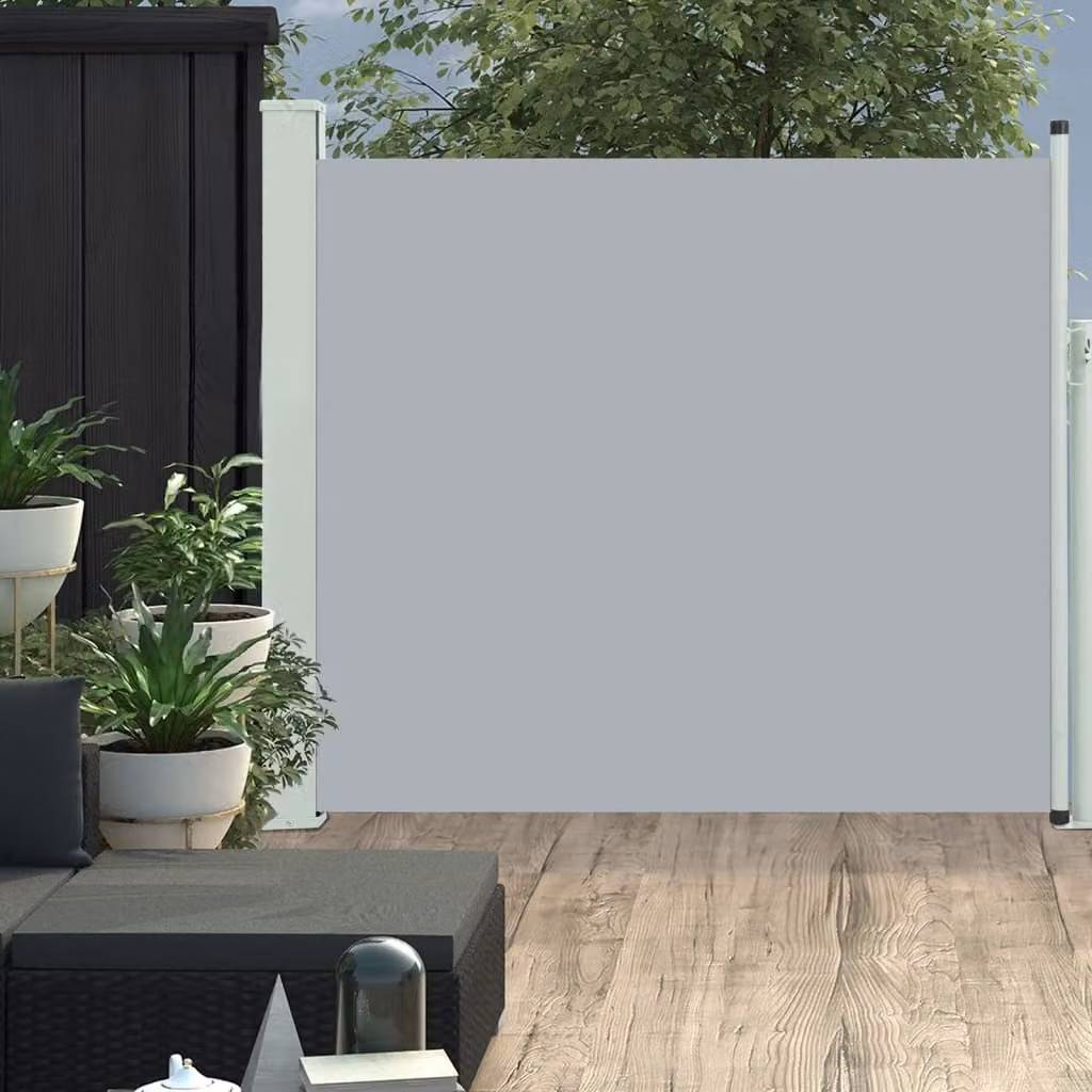 Maison Exclusive - Tenda da sole laterale estensibile, 100x314 cm, grigio