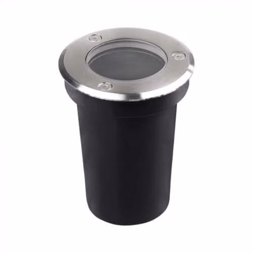 V-TAC Portafaretto LED Segnapasso a Cilindro (Max 35W) Rotondo Colore Nero IP67