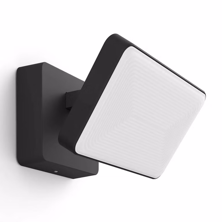 Philips Hue White+Color Discover spot LED esterni Discover, dimmerabile, Nero, Alluminio