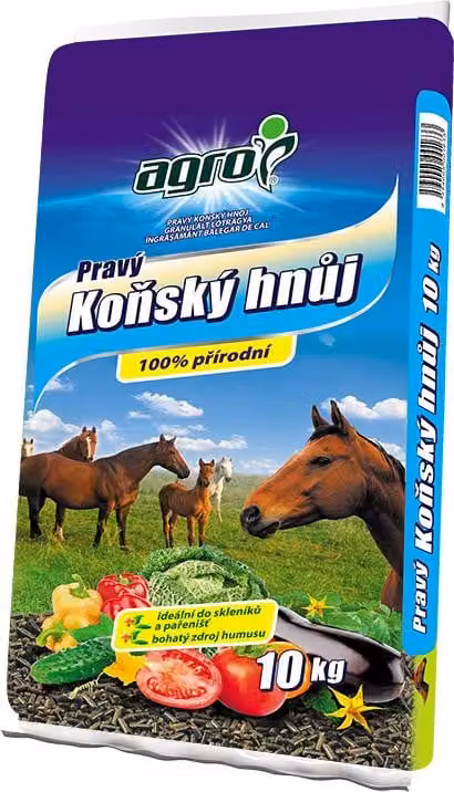 Agro Pravý koňský hnůj 10 kg