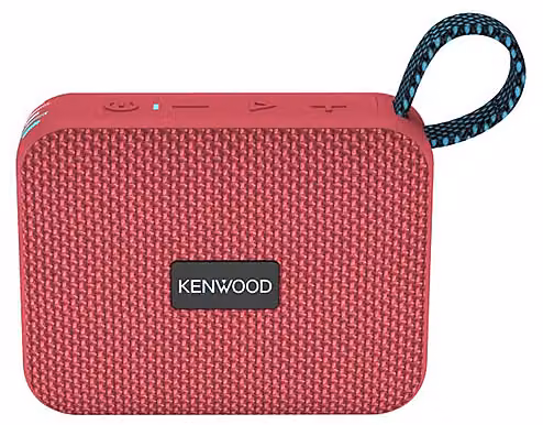 Speaker Bluetooth Kenwood AS-60BT Rosso con certificazione IPX7