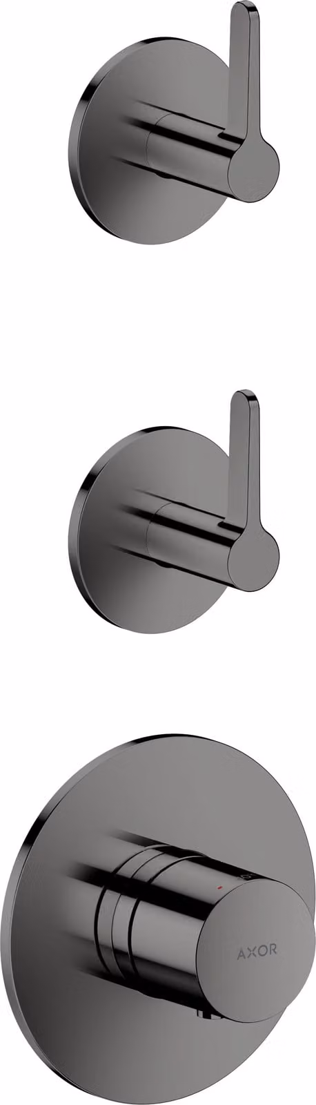 hansgrohe AXOR One Module thermostatique encastré pour 2 consommateurs, avec poignée à levier, 48722330, 48722330