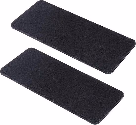 Tessuto non tessuto nero per modellatura, 30x15 cm, 2 pezzi