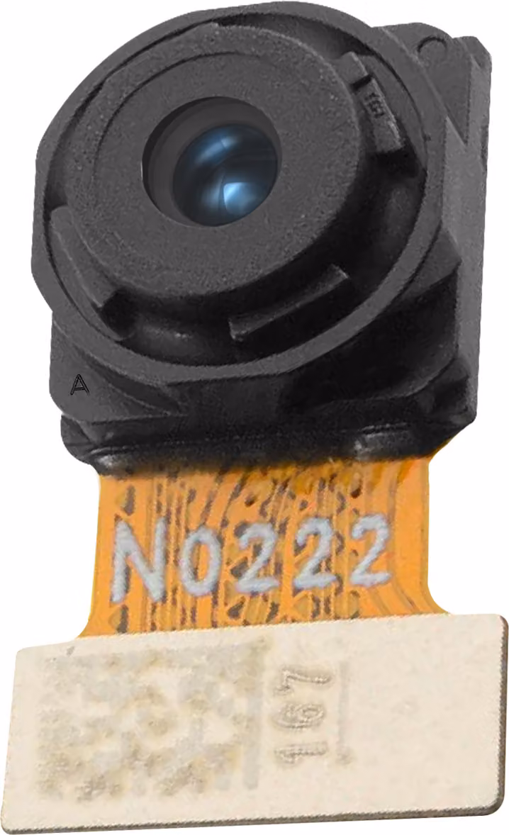Clappio, fotocamera posteriore per Vivo Y35 / Vivo Y22s sensore di profondità 2MP, nero