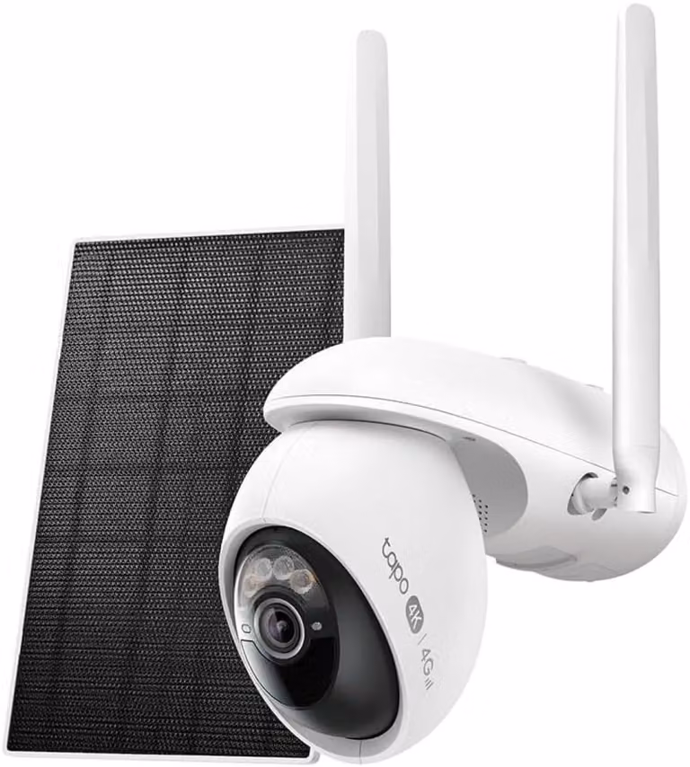 Kit Tapo C665G: telecamera di sicurezza 4K con connettività 4G LTE e slot per SIM card | Telecamera solare a 360°