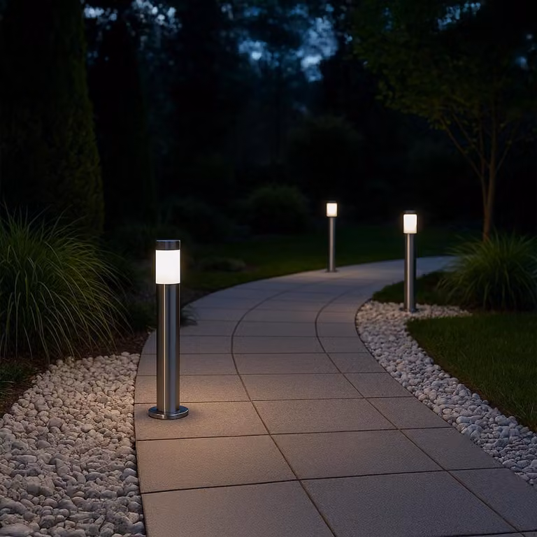 Paletto da giardino Brooklyn, 1 attacco E27, grado di protezione IP44, altezza 45 cm