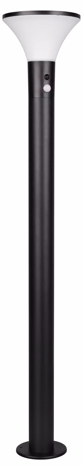 Lampada da esterno a LED Gorda, ibrida solare, 3,5 W, 4000 K, 500 lm, colore nero
