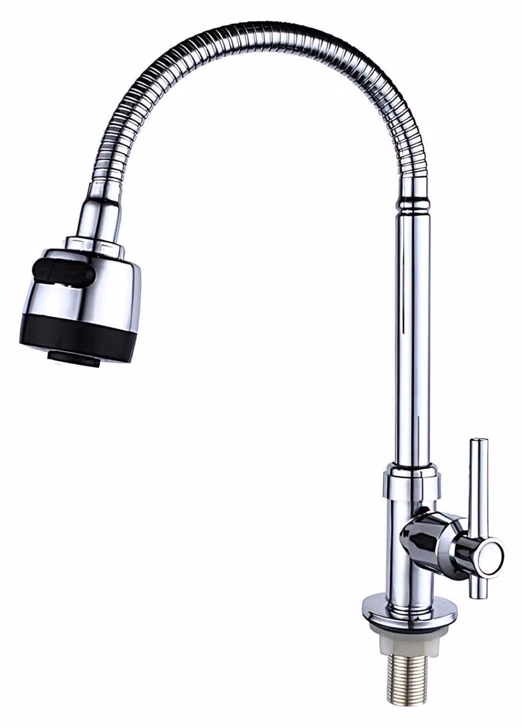 Miscelatore monocomando per cucina, girevole a 360°, rubinetto per lavello, con 2 tipi di getto d'acqua
