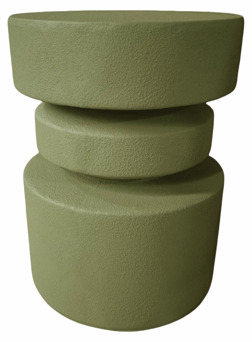 Tavolino Rebecca Mobili Ereno 46x35x35 cm MGO verde moderno