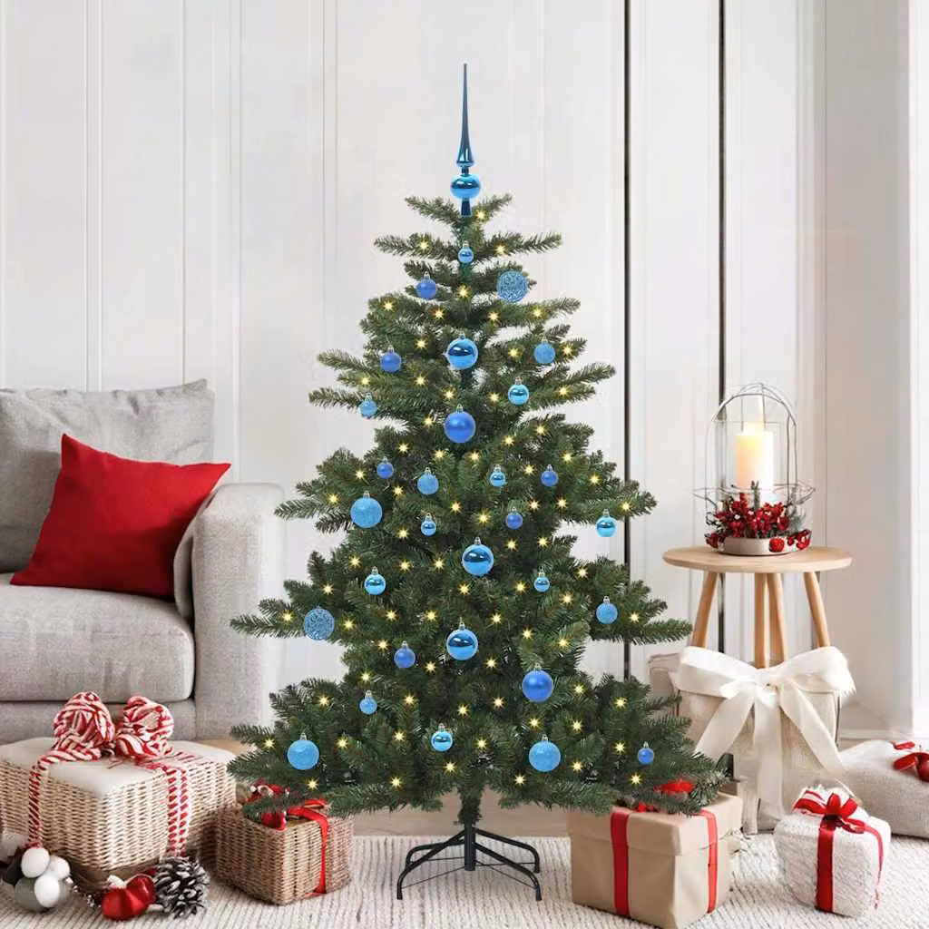 Maison Exclusive - Albero di Natale artificiale pieghevole, verde, 150 cm, in PVC e acciaio