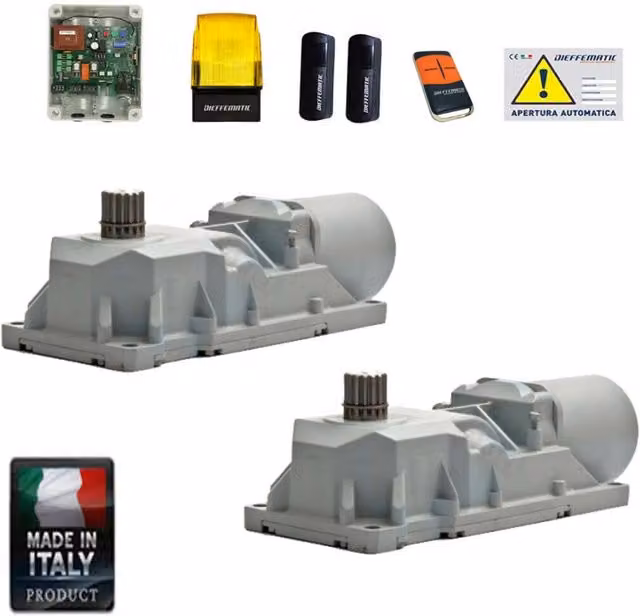KIT MOTORIZZAZIONE PER CANCELLO BATTENTE INTERRATO ROLLER 770N 230V DFM