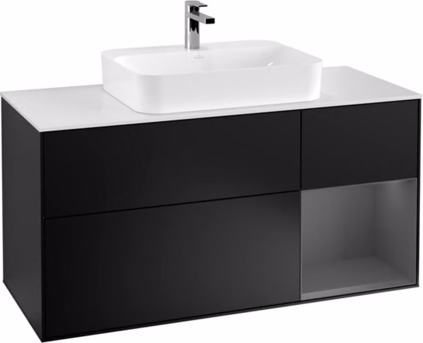 Villeroy & Boch V&B FINION mobile lavabo 1200x603x501 Abdpl wh Reg anth ma/bl ma