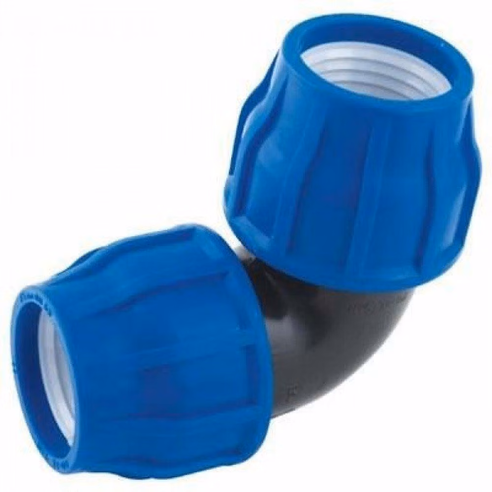 Gomito intermedio a compressione pn16 d.32