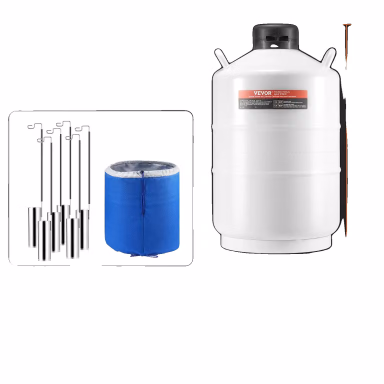 Serbatoio per azoto liquido, capacità 30L, costruzione in alluminio resistente, 20L